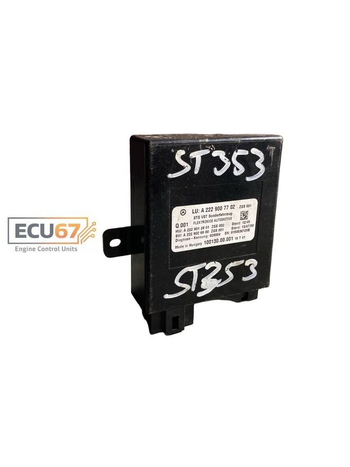 Mercedes W213 W222 STG VST Sonderfahrzeug Steuergerät a2229007702