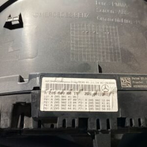 Alternative view of Mercedes W205 220 CDI Tacho a2059008815 ZGS 001 Q01