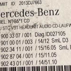 Alternative view of Mercedes W212 MOPF W218 NAVI COMAND NTG5*1 A2189003307 Q1