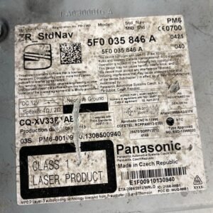 Alternative view of SEAT LEON 5F Navi Rechner Steuergerät Easyconnect 5F0035846A